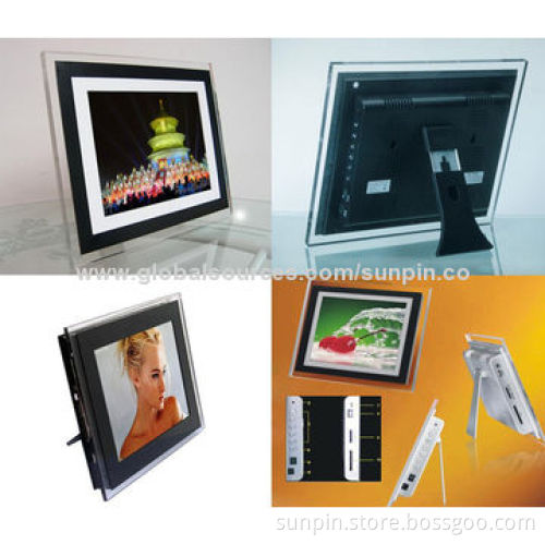 Multifunction Digital Photo Frame with 800*480P Resolution